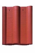 Tuile DOUBLE ROMANE rouge sienne - DY001 - Tuiles et Accessoires - Couverture & Bardage - GEDIMAT