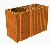 Brique poteau POROTHERM GF T20 - Durtal - 450x200x300mm - Briques de construction - Matériaux & Construction - GEDIMAT
