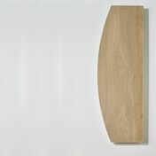 Tablette bois bombée chêne rustique - 80x25cm - Etagères - Quincaillerie - GEDIMAT