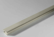 Profil PVC départ clipsable Long.2,60 m Ep.8 à 10mm Blanc - Lambris - Revêtements décoratifs - Revêtement Sols & Murs - GEDIMAT
