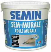 Colle revtement mural SEM MURALE - seau de 10kg - Enduits - Colles - Isolation & Cloison - GEDIMAT