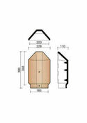 About d'artier ventil angulaire brun - M000 2860 - Tuiles et Accessoires - Couverture & Bardage - GEDIMAT