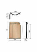 Tuile  rabat gauche PANNE brun fonc - BPAN 7080 - Tuiles et Accessoires - Couverture & Bardage - GEDIMAT
