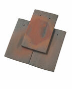 Tuile PONTIGNY rectangulaire 16x27 brun flamm - AYR7 0000 - Tuiles et Accessoires - Couverture & Bardage - GEDIMAT