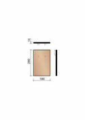 Tuile d'gout PLATE 18x38 ECAILLE brun fonc - EPE18 8300 - Tuiles et Accessoires - Couverture & Bardage - GEDIMAT