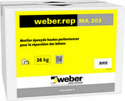 Mortier de rparation WEBEREP MA 203 - carton de 26kg - Gedimat.fr