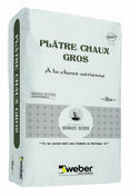 Mortier traditionnel PLATRE CHAUX GROS 000 - sac de 25kg - Ciments - Chaux - Mortiers - Matriaux & Construction - GEDIMAT