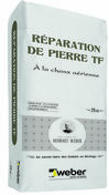 Mortier REPARATION DE PIERRE TF 26-7041 - sac de 25kg - Ciments - Chaux - Mortiers - Matriaux & Construction - GEDIMAT