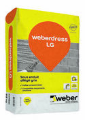 Sous-enduit allégé WEBERDRESS LG gris - sac de 25kg - Gedimat.fr