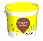 Peinture acrylique pour façades et murs WEBERDEKO PEINTURE 146 jaune clair - seau de 20kg - Peintures façades - Matériaux & Construction - GEDIMAT