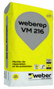 Mortier de rparation WEBEREP VM 216 - sac de 25kg - Ciments - Chaux - Mortiers - Matriaux & Construction - GEDIMAT