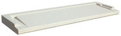 Seuil de porte spcial PMR p.3,5cm larg.33,5cm long.1,30m coloris blanc - Elments pr-fabriqus - Matriaux & Construction - GEDIMAT