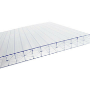 Plaque de polycarbonate claire ép.16mm long.3,00m larg.0,98m - Plaques de couverture - Couverture & Bardage - GEDIMAT