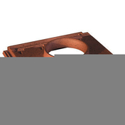 Double tuile  douille D150 REGENCE brun vieilli - RG114 - Tuiles et Accessoires - Couverture & Bardage - GEDIMAT