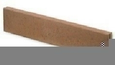 Bordure droite Mambo p.6cm dim.100x20cm coloris brun - Bordures de jardin - Amnagements extrieurs - GEDIMAT