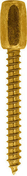 Vis bois  manchon M6 en acier zingu bichromat jaune pas de 100 diam.6,5mm long.50mm - Clouterie - Visserie - Quincaillerie - GEDIMAT