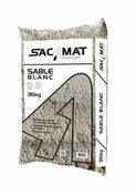 Sable fin blanc SACAMAT granulomtrie 0/2 mm - sac de 35 kg - Granulats - Matriaux & Construction - GEDIMAT