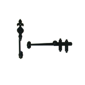 Loquet de porte  bascule en acier noir - Quincaillerie de portes - Menuiserie & Amnagement - GEDIMAT