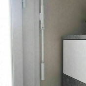 Poigne de manivelle blanc laqu D12 - 420mm - Quincaillerie de portes - Menuiserie & Amnagement - GEDIMAT
