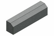Bordure bton AC2 basalte - 100x27x18cm - Bordures - Matriaux & Construction - GEDIMAT
