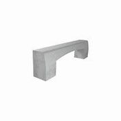 Bordure bton T2 avaloir gris - 100x15x25cm - Bordures - Matriaux & Construction - GEDIMAT