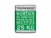 Mortier colle pour bloc technibloc  - sac 25kg - Ciments - Chaux - Mortiers - Matriaux & Construction - GEDIMAT