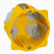 Boîte d'encastrement pour cloison sèche LEGRAND Batibox Energy 1 poste diam.40mm prof.40mm - Modulaires - Boîtes - Electricité & Eclairage - GEDIMAT