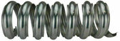Bague spirale avec bord 5 spires zinc naturel - D100 - Accessoires de fixation - Couverture & Bardage - GEDIMAT