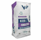 Mortier d'imperméabilisation FONDA EPAIS K220 gris - sac de 25kg - Protection des fondations - Matériaux & Construction - GEDIMAT