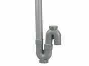 Siphon PVC sortie simple verticale - D40 en kit - Evacuation de WC - Plomberie - GEDIMAT