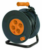 Enrouleur électrique 4 prises 16A 3G1,5mm² - 40m - Rallonges - Enrouleurs - Electricité & Eclairage - GEDIMAT