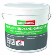 Enduit de parement organique REVLANE + SILOXANE IGNIFUGE TF G50 gris cendre - seau de 25kg - Gedimat.fr