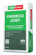 Mortier de jointoiement PARDECO JOINT G50 gris cendre - sac de 25kg - Ciments - Chaux - Mortiers - Matriaux & Construction - GEDIMAT