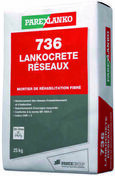 Mortier de rhabilitation 736 LANKOCRETE RESEAUX - sac de 25kg - Gedimat.fr