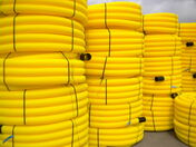 Gaine HEKAPLAST en PE-HD jaune - diamtre nominal 63mm - couronne de 50m - Tuyaux - Gaines - Grillages avertisseurs - Matriaux & Construction - GEDIMAT