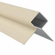 Profil d'angle extrieur alu sable clair - 63x63mm 3m - Clins - Bardages - Couverture & Bardage - GEDIMAT