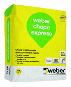 Mortier WEBER CHAPE EXPRESS - sac de 25kg - Ciments - Chaux - Mortiers - Matriaux & Construction - GEDIMAT