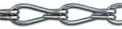 Chane non soude double torsion acier nickel D1,4mm charge de travail 5kg - 2,5m - Chaines - Cordes - Arrimages - Quincaillerie - GEDIMAT