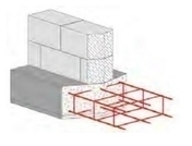 Semelle de fondation renforcée 6HA8 HA5 - cadre 30cm - 35x15cm 6m - Aciers - Ferraillages - Matériaux & Construction - GEDIMAT