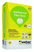 Mortier-colle pour carrelage WEBERCOL FLEX ECO blanc - sac de 25kg - Colles - Joints - Revêtement Sols & Murs - GEDIMAT