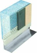 Profil de jonction PVC sur solin - L.2,50m - carton de 25 pices - Habillages de faade - Matriaux & Construction - GEDIMAT