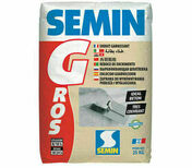 Enduit de dgrossissage SEMIN G - sac de 25kg - Enduits - Colles - Isolation & Cloison - GEDIMAT