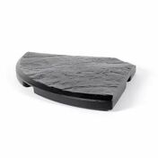 Dalle lestée béton décor pierre pour mât déporté - 18kg - Stores - Parasols - Plein air & Loisirs - GEDIMAT