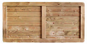 1/2 cran BORNEO horizontal droit en pin Sylvestre - 90 x 180 cm - vert - Ecrans - Cltures - Amnagements extrieurs - GEDIMAT