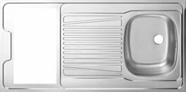 Plan de travail inox pour kitchenette - 120x60cm - Plans de travail - Crdences - Cuisine - GEDIMAT
