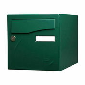 Boîte aux lettres PREFACE 1 porte coloris coloris vert - Boîtes aux lettres - Aménagements extérieurs - GEDIMAT