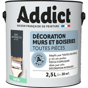 Peinture acrylique satine ADDICT manganse - pot de 2,5l - Peintures - Peinture & Droguerie - GEDIMAT