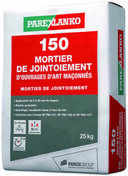 Mortier de jointoiement d'ouvrages d'art maonns 150 G71 gris sauvage - sac de 25kg - Ciments - Chaux - Mortiers - Matriaux & Construction - GEDIMAT