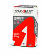 Mortier  maonner SACAMAT prt  l'emploi - sac de 35 kg - Ciments - Chaux - Mortiers - Matriaux & Construction - GEDIMAT