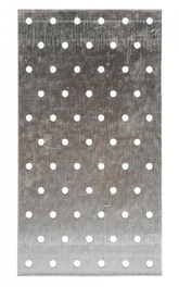Plaque perfore - 80x240x2mm - Quincaillerie de couverture et charpente - Couverture & Bardage - GEDIMAT